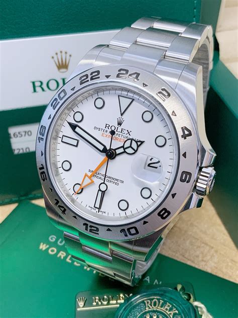 rolex explorer 2 2007|rolex explorer 2 white dial.